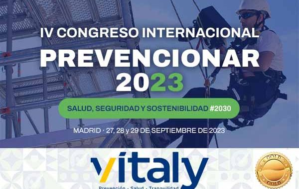 VITALY, patrocinador ORO del IV Congreso Internacional Prevencionar