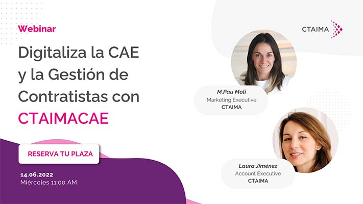 Digitaliza la gestión de contratistas (CAE) con CTAIMACAE