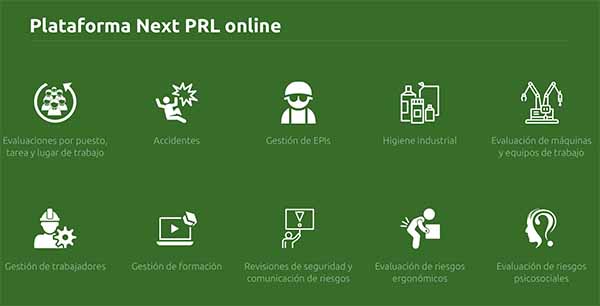 Plataforma técnica online para Gestión de Prevención de Riesgos Laborales