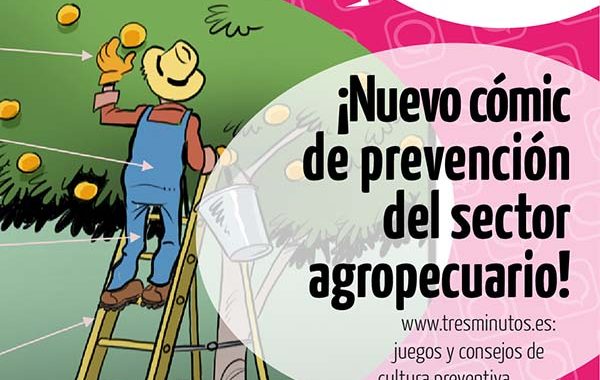 Lanzan un cómic para prevenir riesgos en agricultura y ganadería