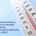 Medidas preventivas en episodios de elevadas temperaturas. Recursos para la aplicación del RDL 4/2023
