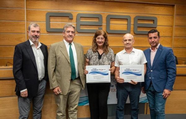 Ercros, premiada por su seguridad laboral