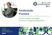 Ferdinando Fiumara, estará presente en el IV Congreso Internacional Prevencionar