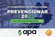 APA, patrocinador ORO del IV Congreso Internacional Prevencionar