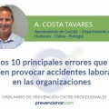 Los 10 principales errores que pueden provocar accidentes laborales en las organizaciones