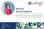 Mónica García Ingelmo, estará presente en el IV Congreso Internacional Prevencionar