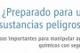 ¿Preparado para usar sustancias peligrosas?