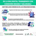 CSIF reclama más medios contra los riesgos asociados a las nuevas tecnologías en el ámbito laboral