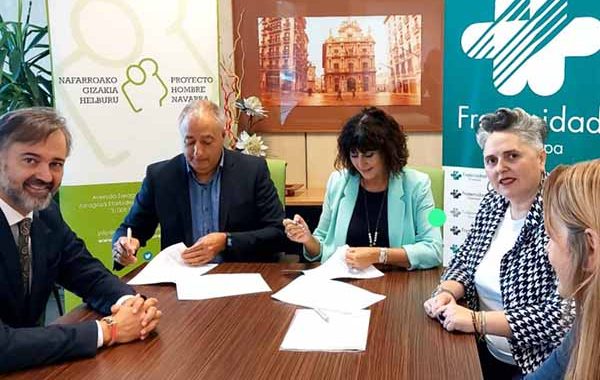 Fraternidad-Muprespa y Fundación Proyecto Hombre Navarra firman un acuerdo de colaboración