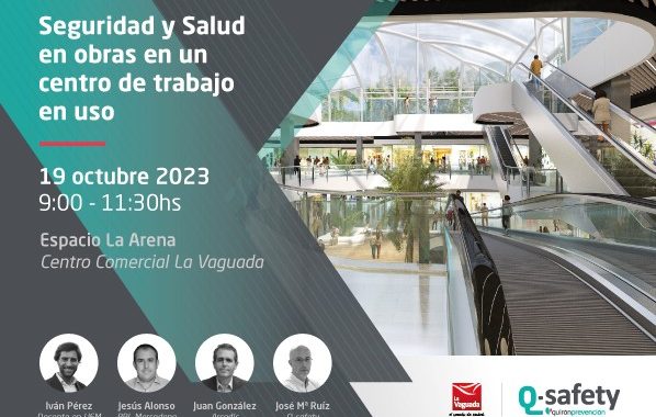 Seguridad y Salud en obras en un centro de trabajo en uso #Madrid