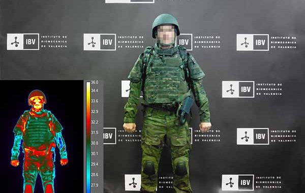 Novedoso sistema para la indumentaria que permite combatir el estrés térmico del Ejército español