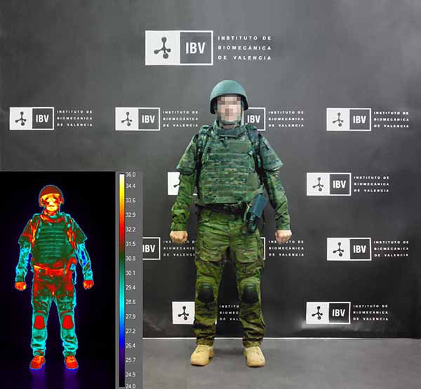 estrés térmico del Ejército español