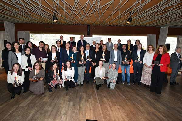 Reconocen la mejora de la gestión preventiva de 15 organizaciones  en la XXII edición de los Premios MC MUTUAL “Antonio Baró”