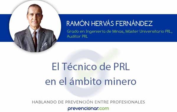 El Técnico de PRL en el ámbito minero