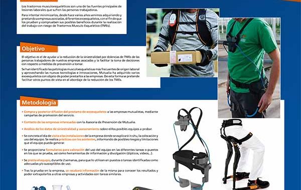Servicio de préstamos de exoesqueletos. GADGET VS TMEs