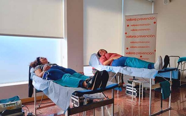 Valora Prevención realiza un año más, la campaña de donación de sangre junto al centro de transfusión de la Comunidad Valenciana
