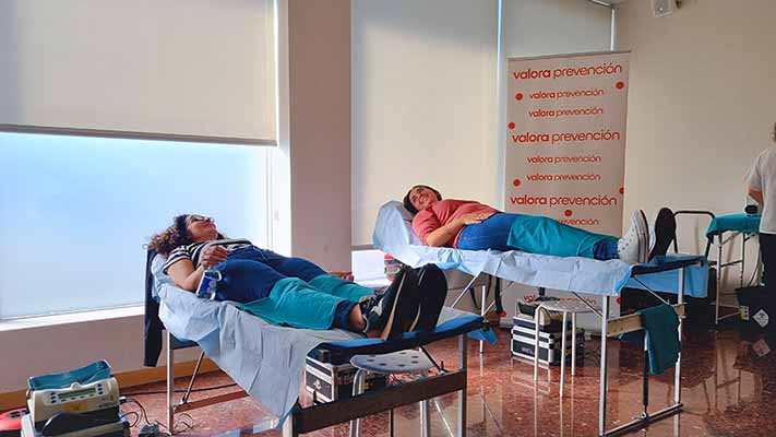 Valora Prevención realiza un año más, la campaña de donación de sangre junto al centro de transfusión de la Comunidad Valenciana