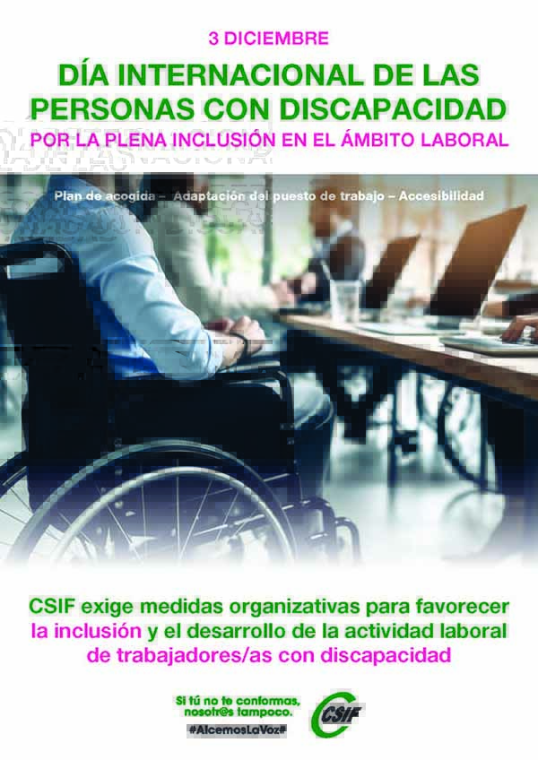 Día Internacional de las personas con discapacidad