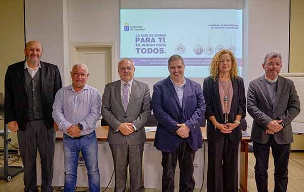 La Consejería de Turismo y Empleo del Gobierno de Canarias inicia una campaña para concienciar en PRL