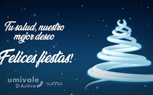 Umivale Activa te desea una Feliz Navidad y un próspero y saludable 2024