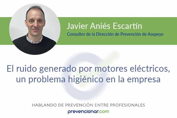 El ruido generado por motores eléctricos, un problema higiénic