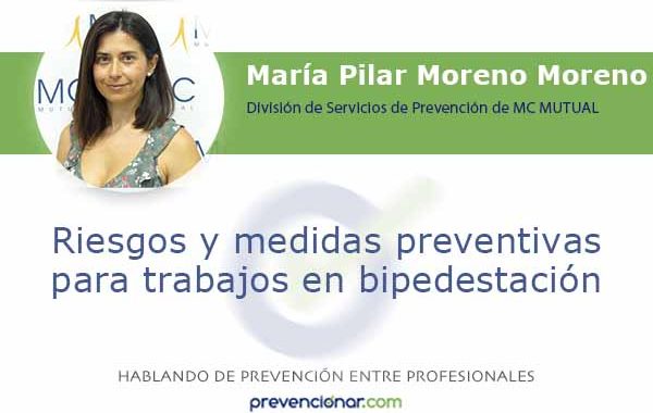 Riesgos y medidas preventivas para trabajos en bipedestación