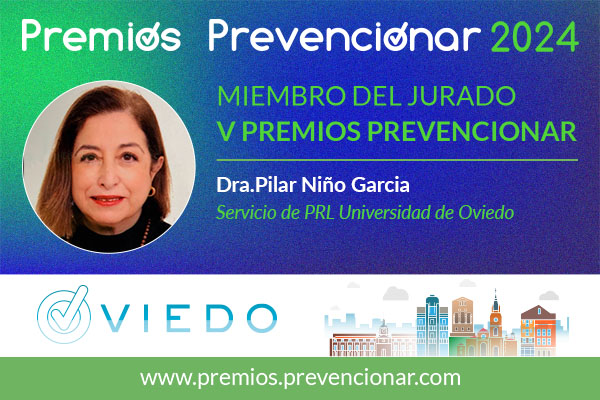 Pilar Niño jurado de los V Premios Prevencionar #Oviedo