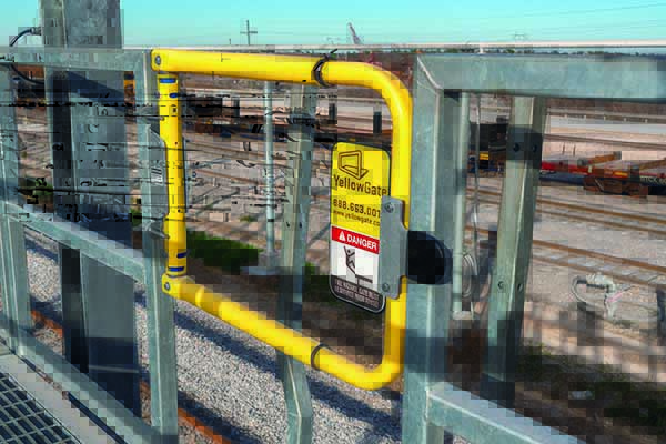 YellowGate: Puerta de seguridad abatible de cierre automático