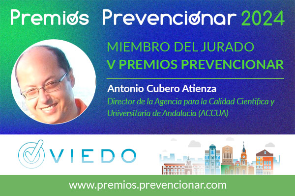Antonio Cubero Atienza jurado de los V Premios Prevencionar