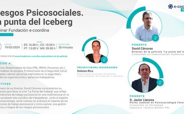 Webinar Riesgos Psicosociales. La punta del Iceberg