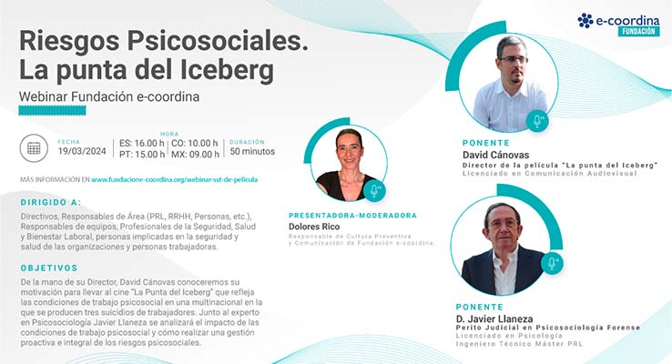 Webinar Riesgos Psicosociales. La punta del Iceberg