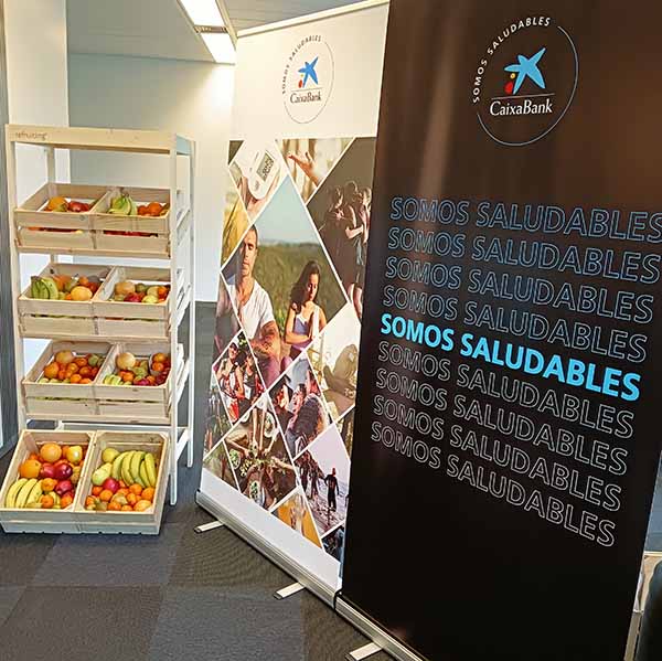 CaixaBank celebra su primera Semana del Bienestar para fomentar hábitos saludables entre sus empleados