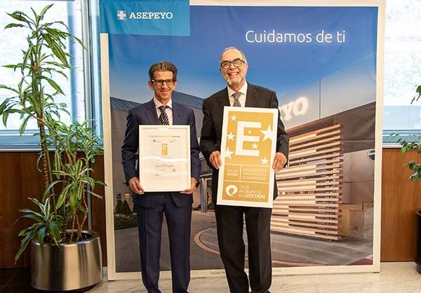 Asepeyo recibe el Sello EFQM 600