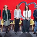 MªJesús Terradillos, Carmen de Pablo y Zarzosa, Ana María Gómez Gálligo, Beatriz Valle Fernández y Emilio Manuel Muñoz García