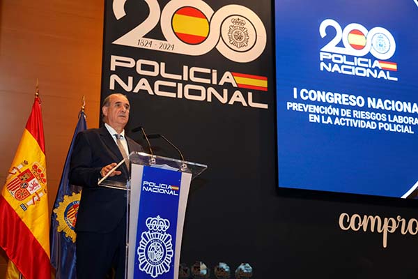 El director general de la Policía inaugura el I Congreso Nacional sobre Prevención de Riesgos Laborales en la Actividad Policial