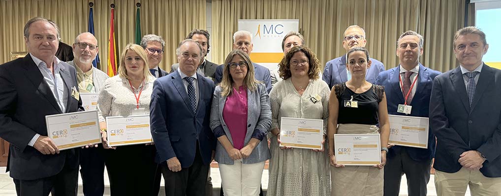 MC MUTUAL reconoce a 16 empresas andaluzas sin accidentes laborales en los últimos 5 años