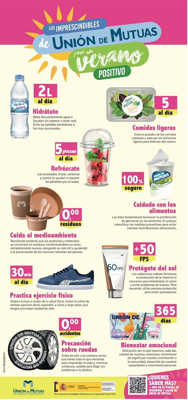 Los imprescindibles para un verano positivo
