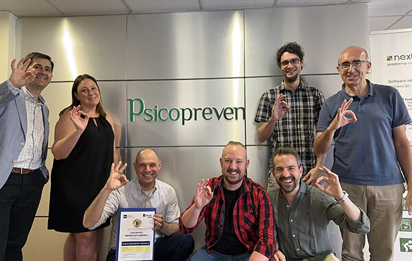 Psicopreven, primera empresa en España en obtener el Distintivo de Bienestar Laboral