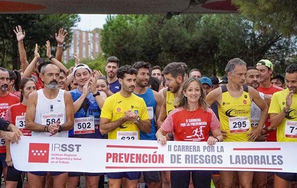 Éxito de acogida en la II Carrera por la Prevención de Riesgos Laborales de la Comunidad de Madrid
