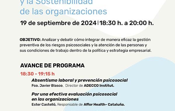 Webinar: Psicología en el Trabajo