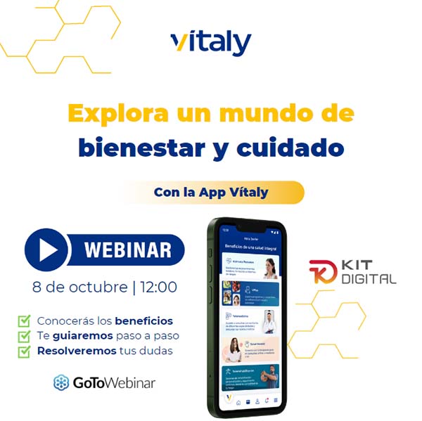 Webinar informativo Kit Digital - App Vítaly