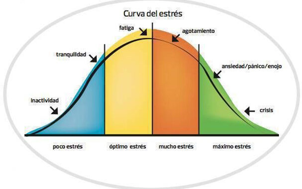 El lado positivo del estrés en el trabajo: Ley de Yerkes-Dodson
