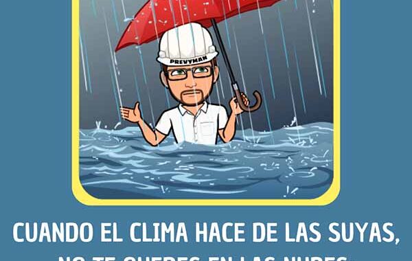 Acciones clave en PRL durante mal tiempo